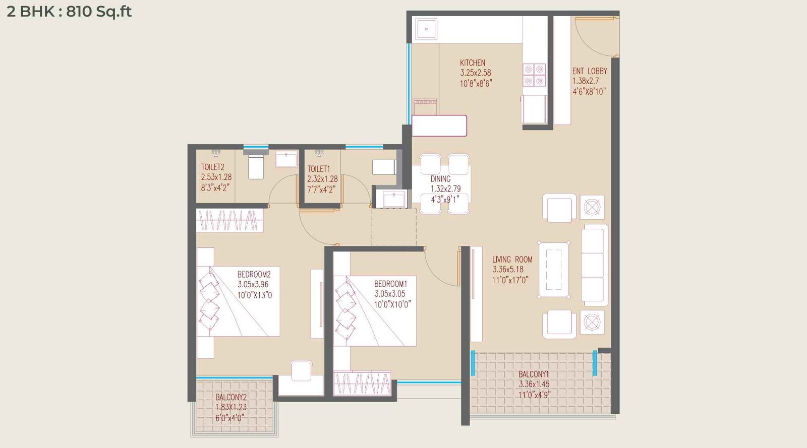Sonai-Clara-2BHK-810-SQFT